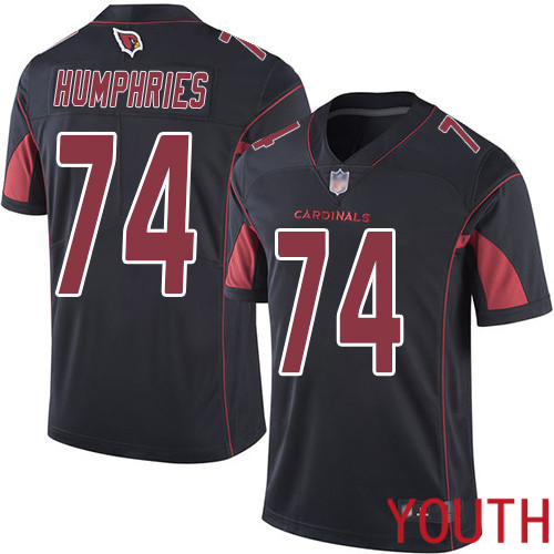 Arizona Cardinals Limited Black Youth D.J. Humphries Jersey NFL Football #74 Rush Vapor Untouchable